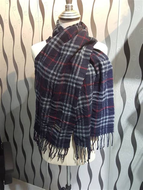 burberry blue vintage scarf|authentic Burberry scarf sale.